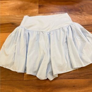 Elegant Light Blue Women's Skorts
